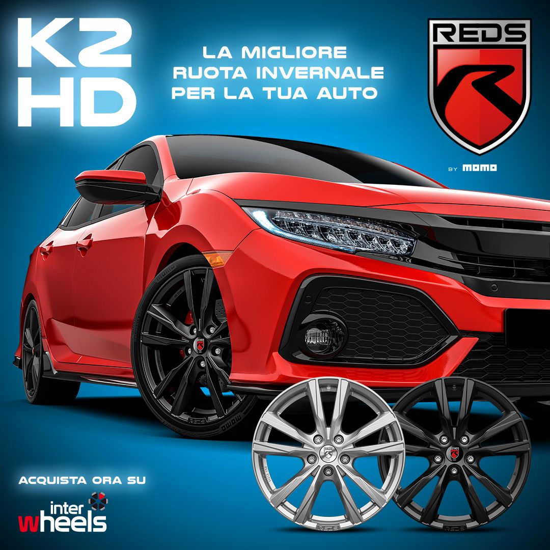 Campagna REDS K2 HD 1080x1080 interwheels